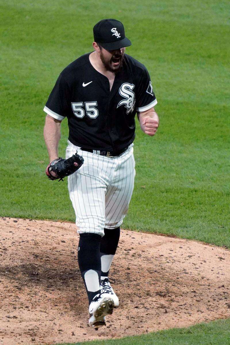 Carlos Rodon throws live batting practice