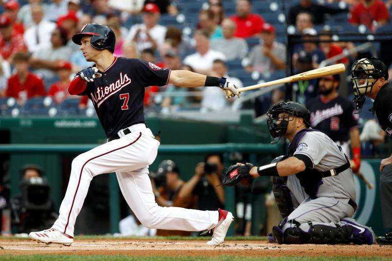 Nationals Opening Day Trea Turner, Patrick Corbin