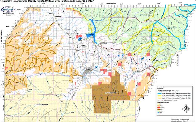 colorado county road map