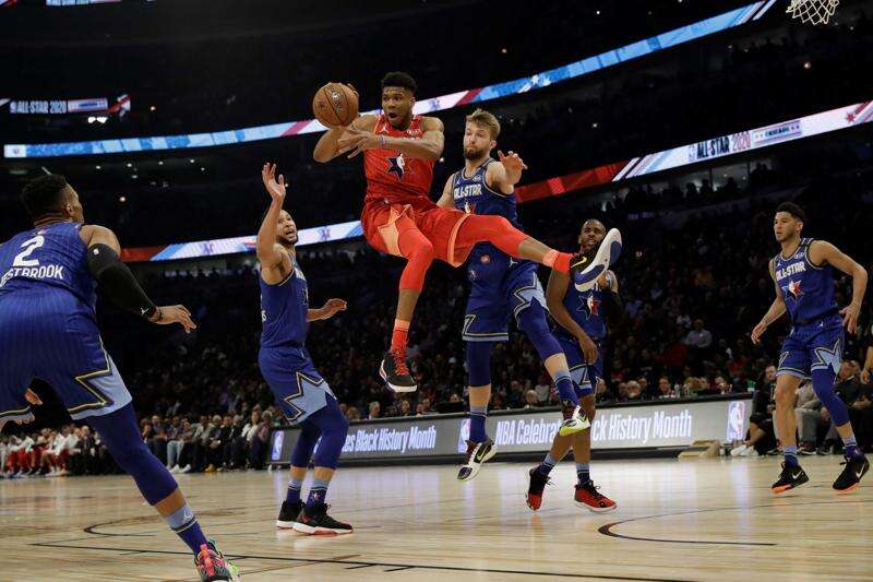 2020 NBA All-Star Game: Everything you need to know about the showcase  basketball game in Chicago, its new format, other weekend events - ABC7 Los  Angeles