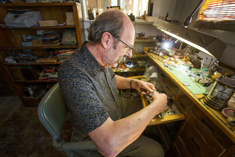 Watch repair business shop