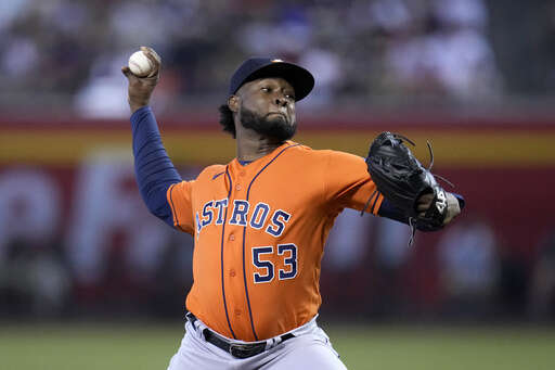 Astros beat Diamondbacks 8-1 to earn third straight AL West title