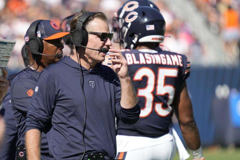 Bears coach Matt Eberflus: no regrets on fourth-and-1 decision - Chicago  Sun-Times