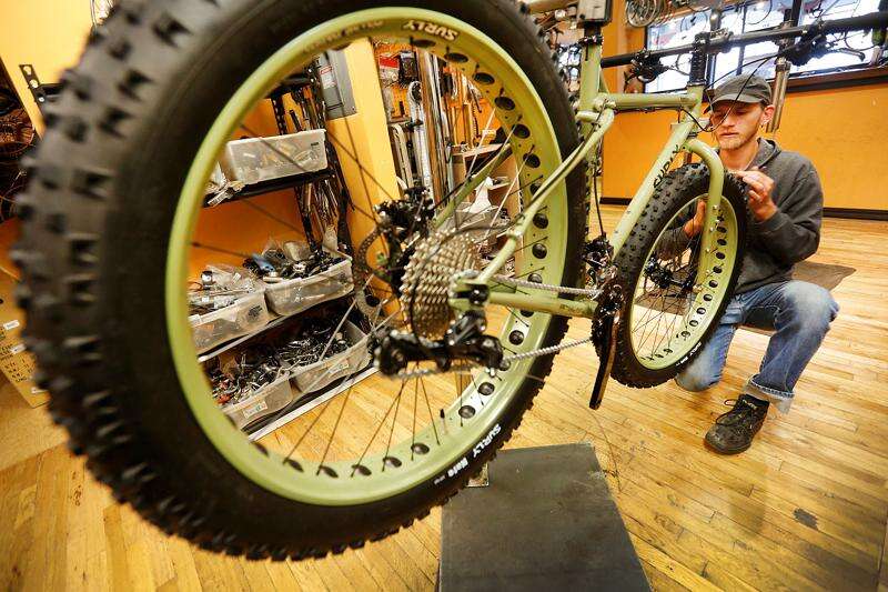 Iron horse fat store tire bike