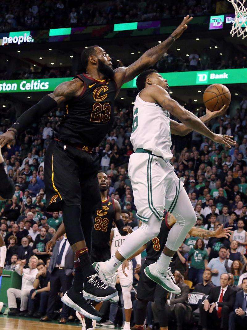 NBA Finals trophy in Boston (where it belongs) ahead of Game 3