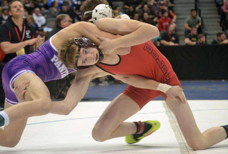 State Wrestling Day 1: Class 2A with some big wins, big pins and sets the  stage for the quarterfinals