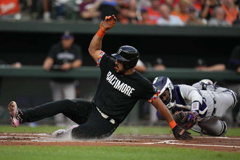 Henderson 8th-inning HR carries Orioles past struggling Rockies 5-4 - The  San Diego Union-Tribune