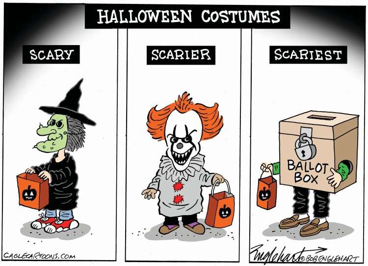 scary cartoon halloween characters