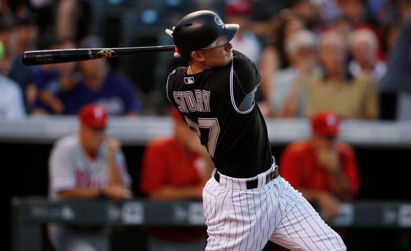 Trevor Story, Colorado Rockies Rookie, Hits Record Home Run 