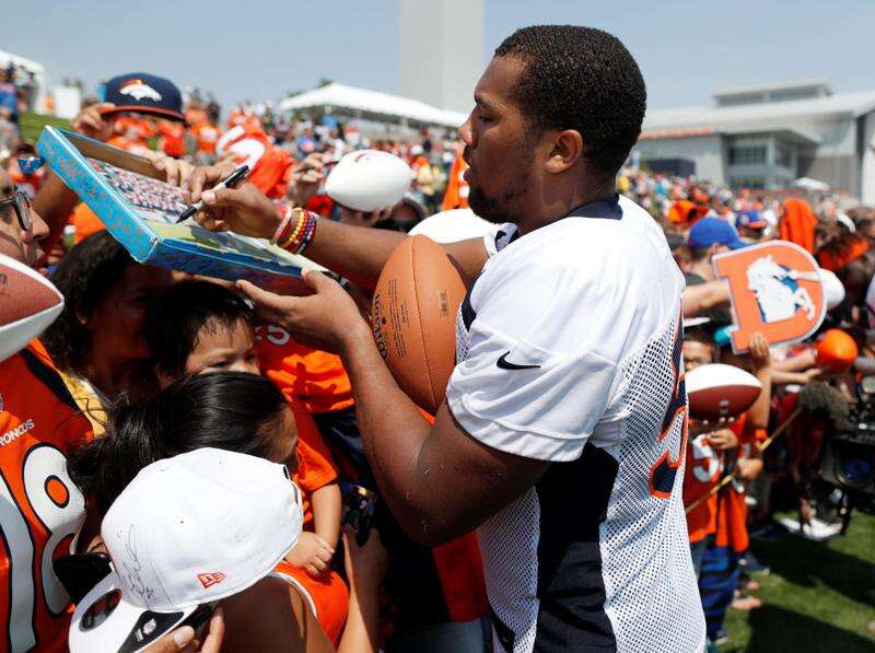 Broncos rookie Bradley Chubb hitting all right notes in camp – The