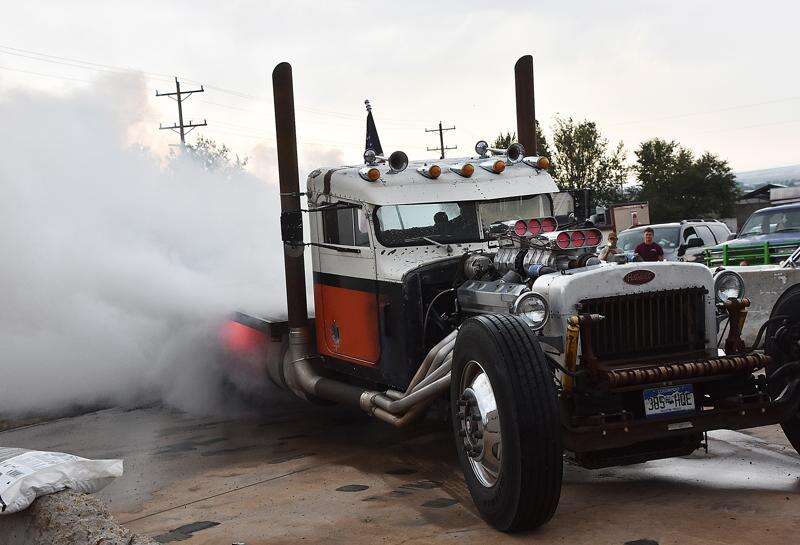 Photo: Cars roar and smoke during Cortez burnout – The Journal