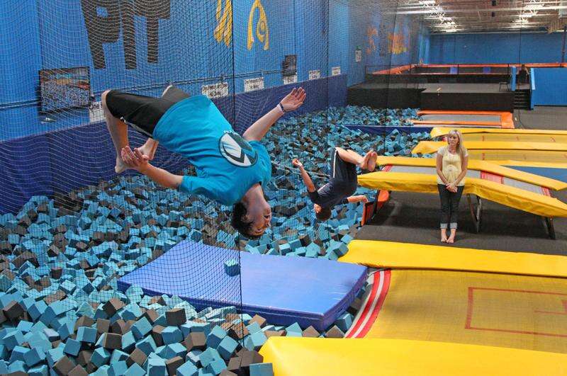 Indoor trampoline park deals near me