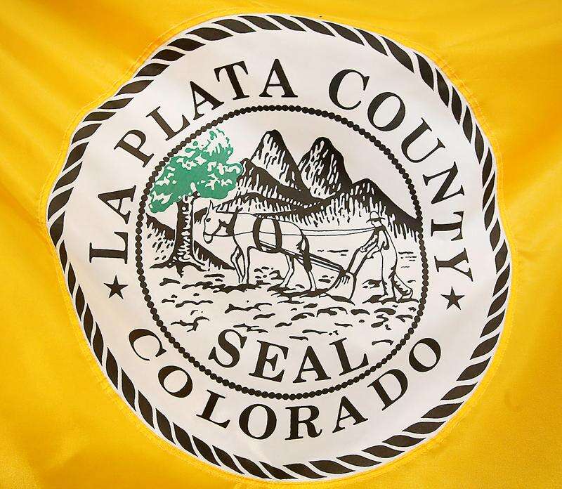 History of La Plata County flag and seal stumps local historians The