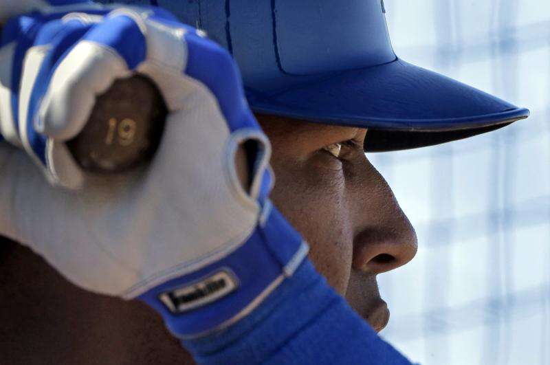 Kansas City catcher Salvador Perez visits Hall of Fame