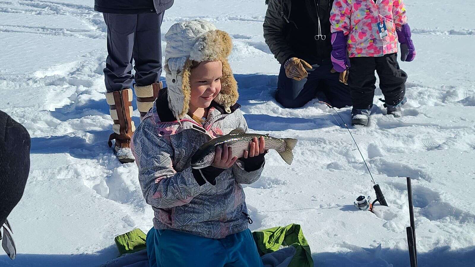 Learning to set the hook as Kids Ice Fishing Day celebrates 25 years