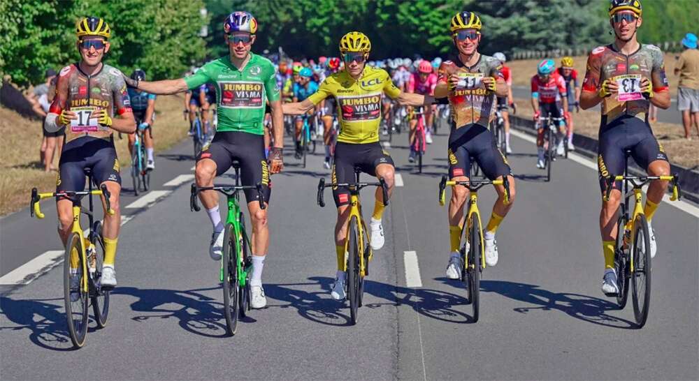 Cycling team jumbo visma top