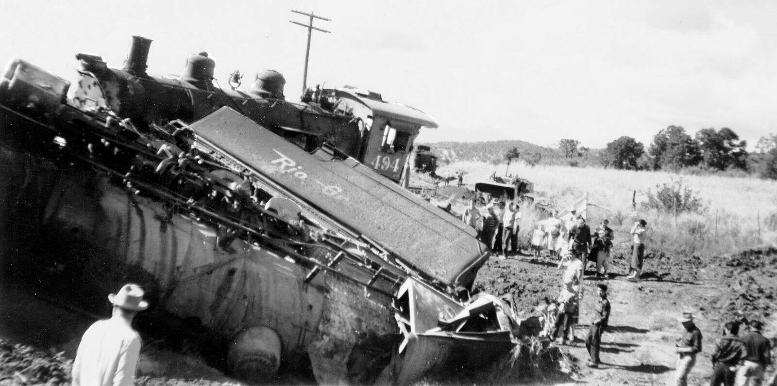 1907 Western Maryland Wreck Cress Pennsylvania VINTAGE RAILROAD