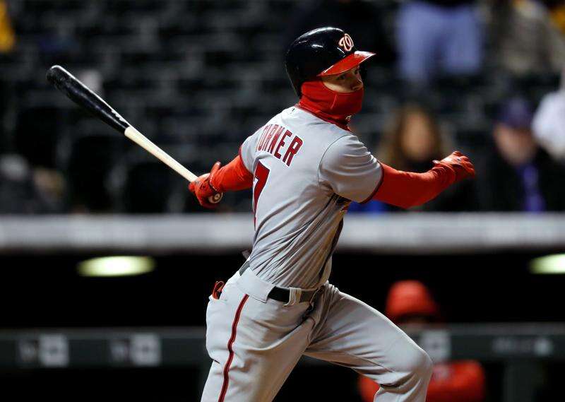 Nationals' Trea Turner hits for cycle against Rockies