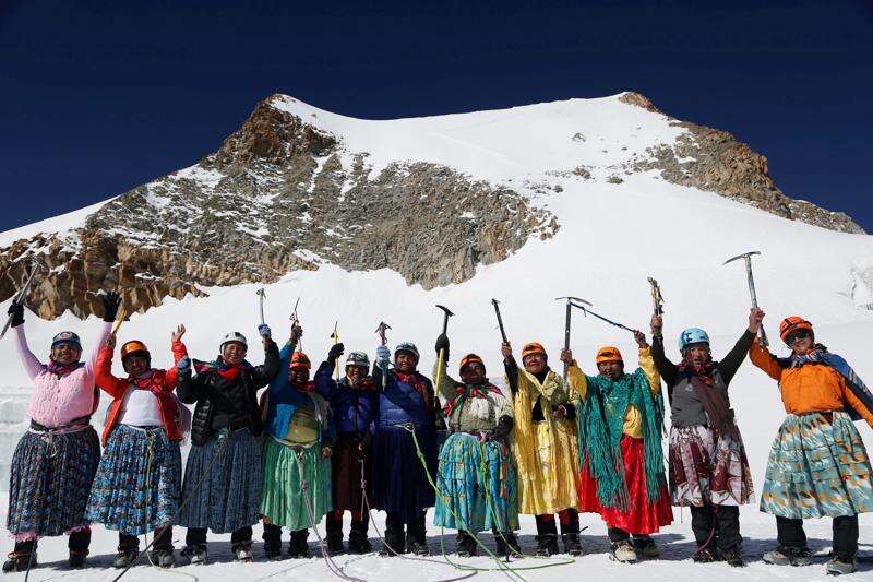 La Paz Bolivia August 22, Traditional Clothes Used By Bolivian