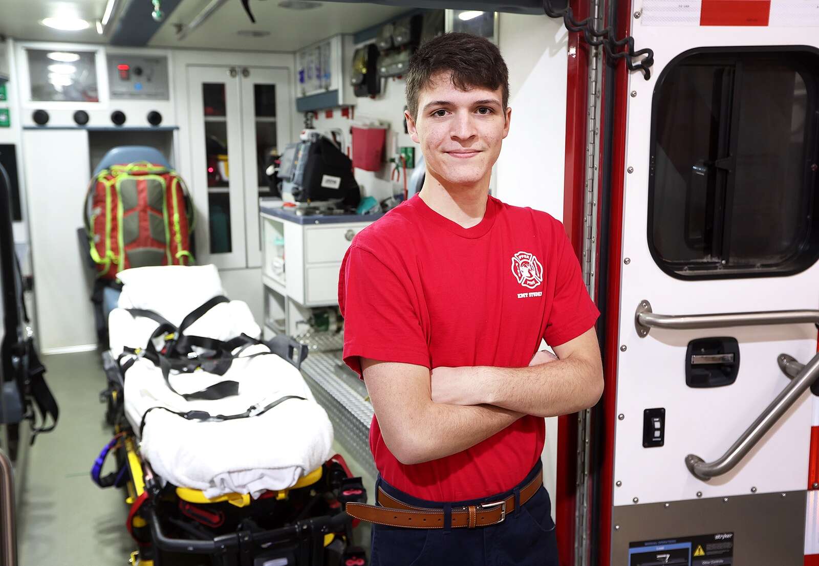 16 year old receives EMT certificate looks to a future in medicine