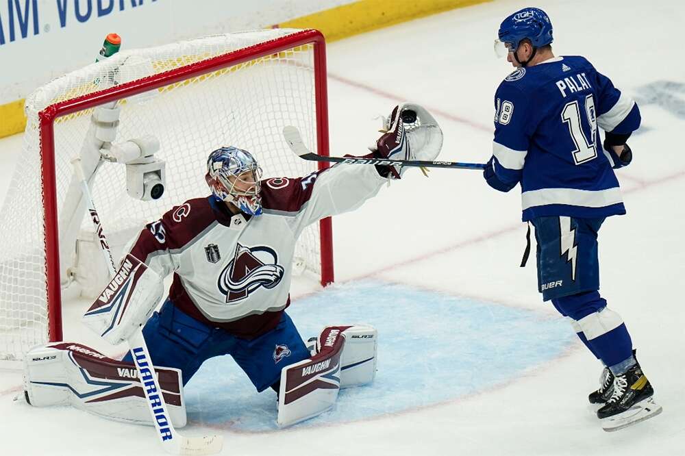 Avalanche goalie Darcy Kuemper injured Nashville Predators: The photo