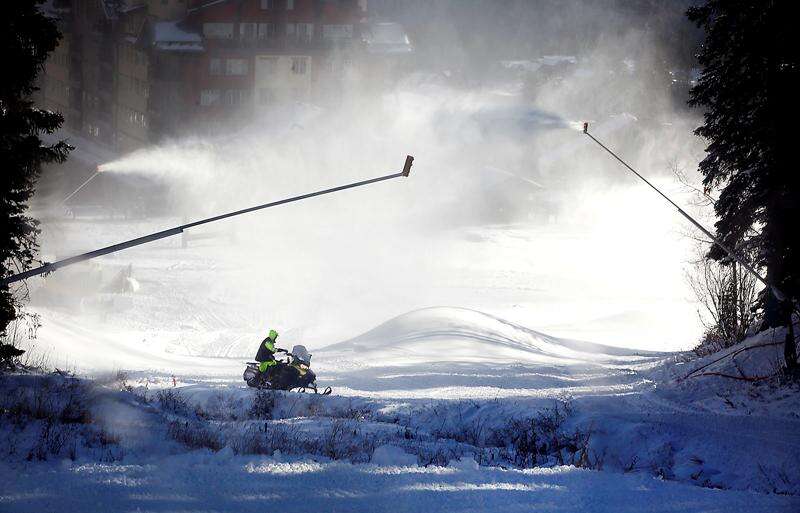 Melting ski resorts are developing a fatal addiction to snow machines