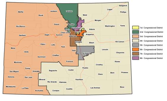 Colorado 3rd Congressional District Map Susann Hooker 4557