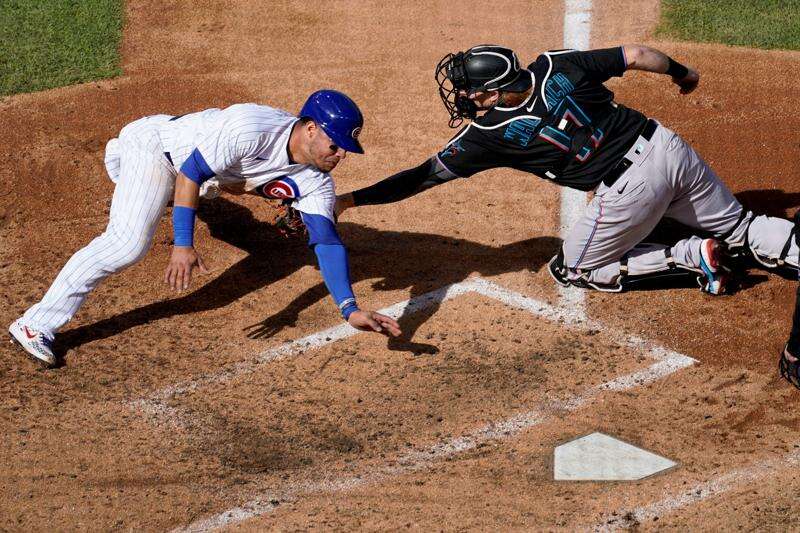 Marlins sweep Cubs from National League playoffs