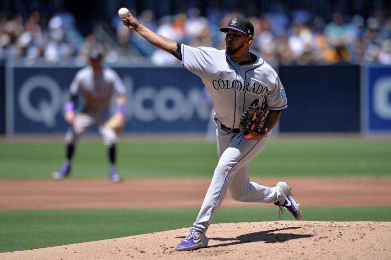 Strong pitching, Tony Wolters' three-run homer lead Rockies over