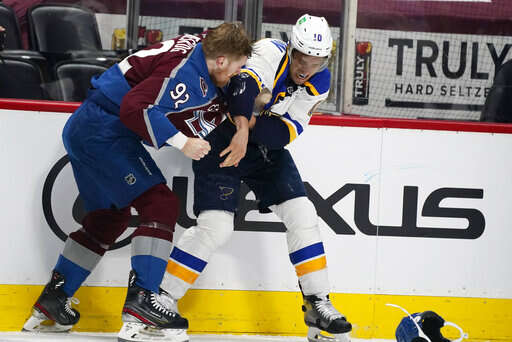 Alex Newhook makes pro debut with Colorado - Colorado Hockey Now