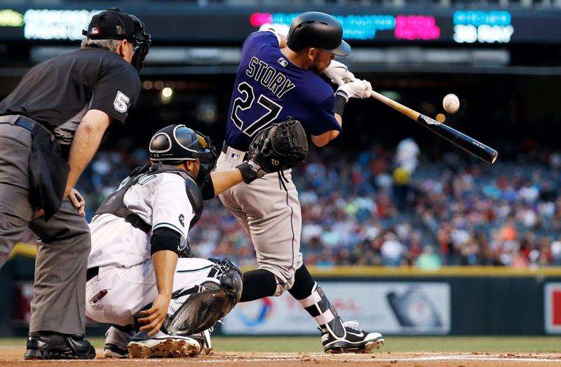 Colorado's Trevor Story makes MLB history with two home runs on