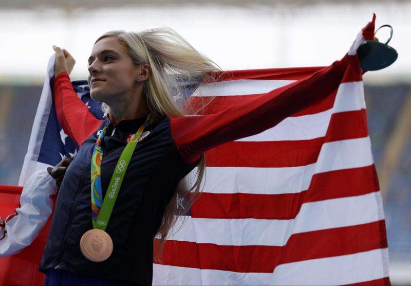  SPORTSPHOTOSUSA Emma Coburn USA 2016 Rio Olympics Bronze Medal  Steeplechase 8x10 Photo: Photographs