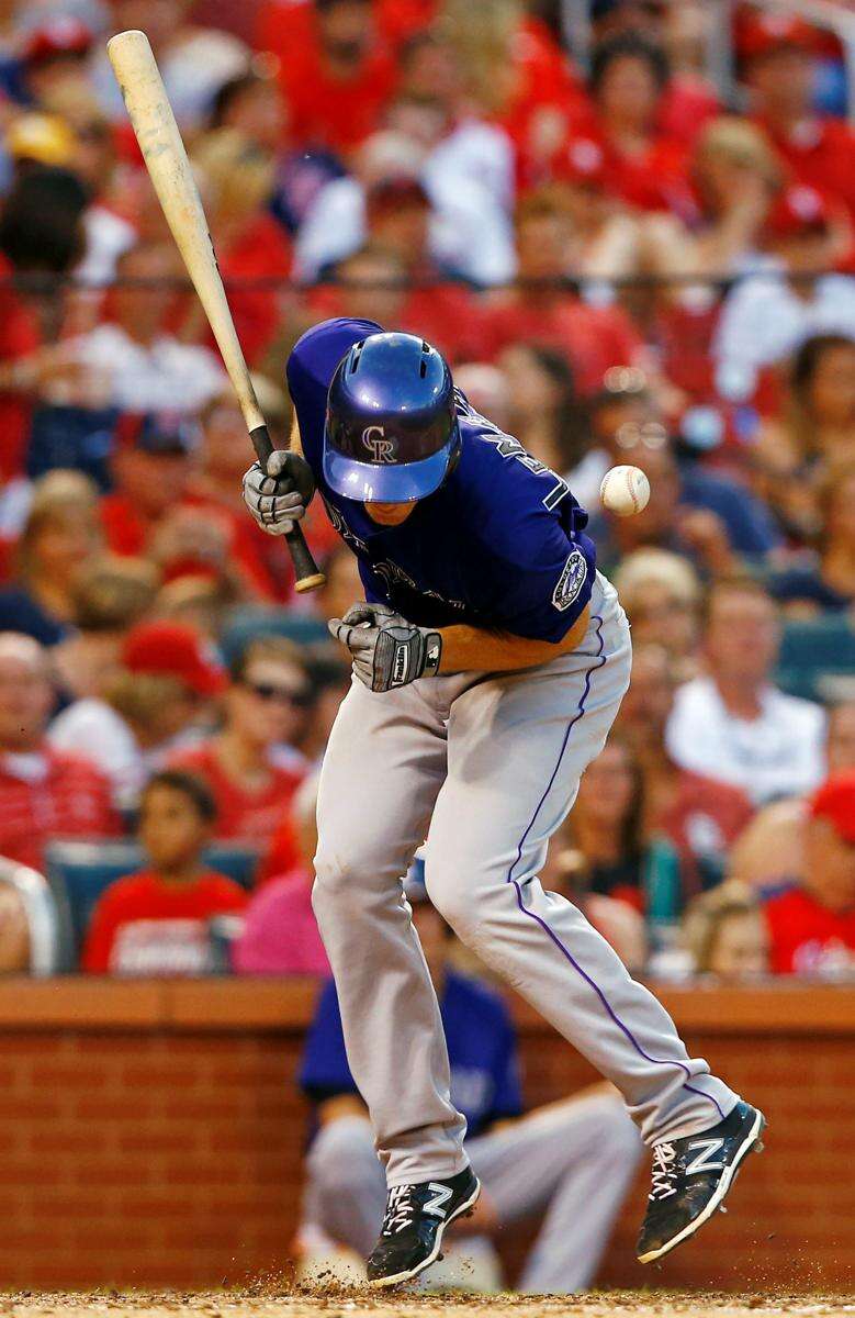 Rockies' road woes continue with walk-off hit batter sinking them St. Louis