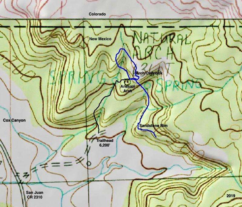 anasazi location map