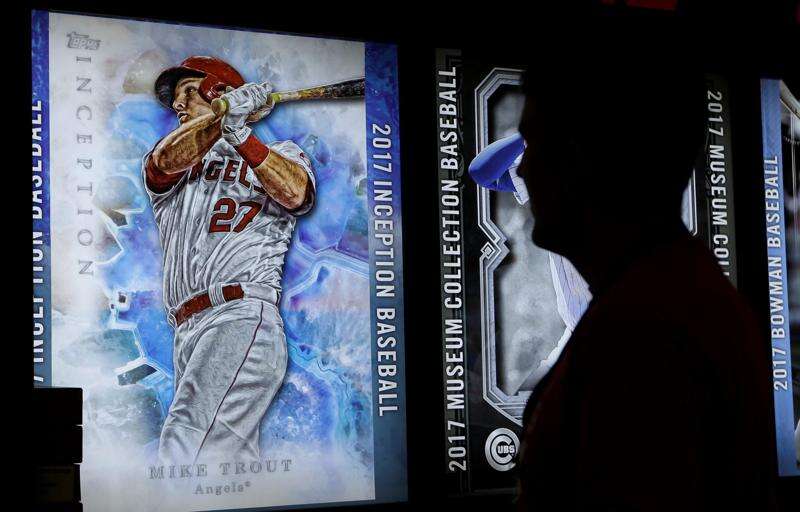 Mike Trout's MLB career makes him Topps in baseball card world - Los  Angeles Times