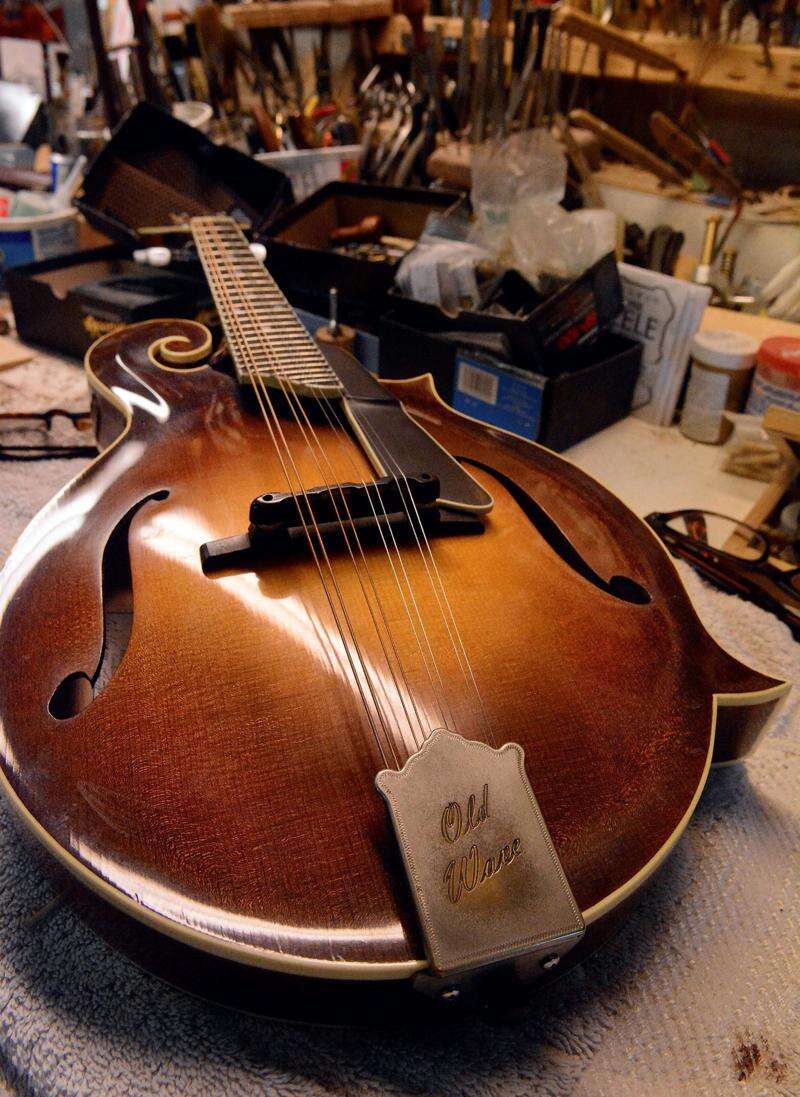 Old wave shop mandolin