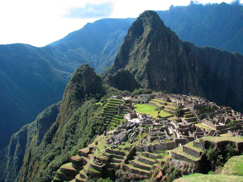 Hiking to Machu Picchu past sacred Inca peaks in the Andes