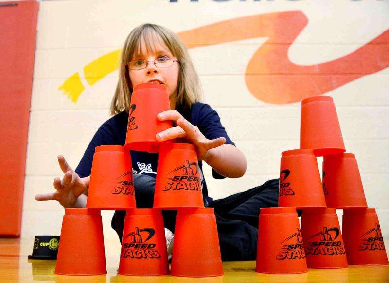 Dolores students participate in world-record cup-stacking event – The  Journal