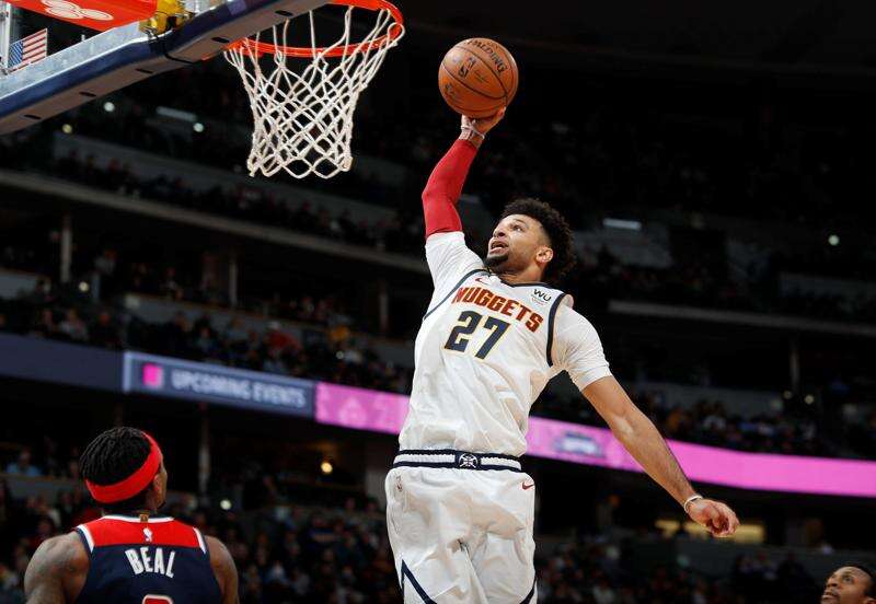 Jamal murray dunk on sale