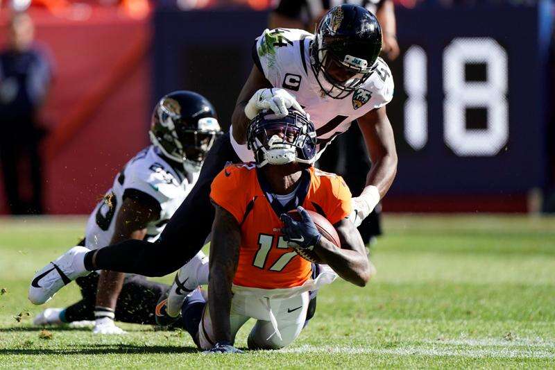 Broncos WR DaeSean Hamilton injures knee offsite – The Durango Herald