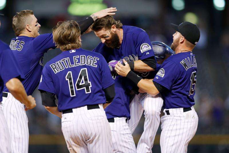 Rockies' Charlie Blackmon hits first career walk-off home run to