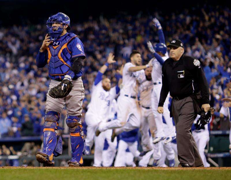 Royals defeat Mets in longest Game 1 in World Series history