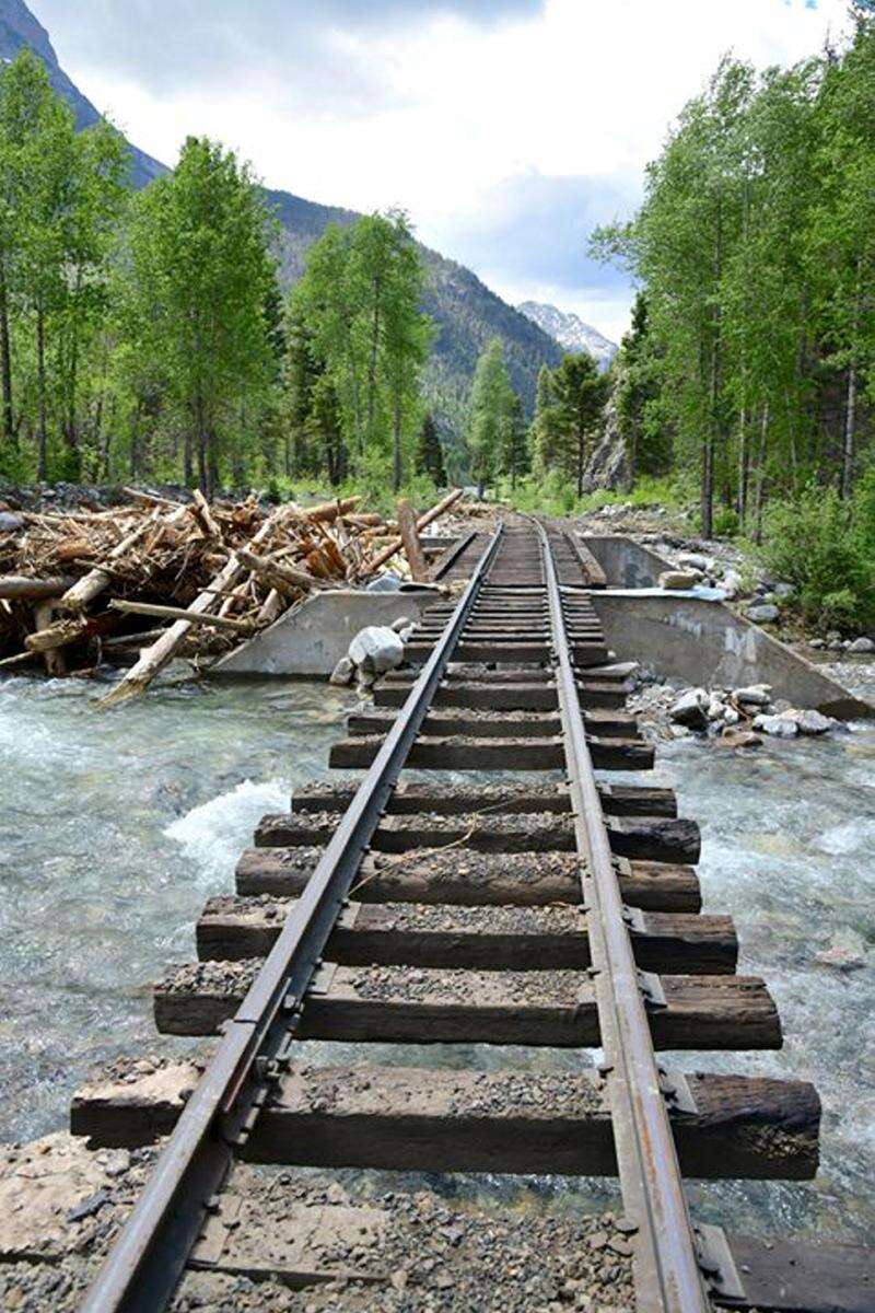Washout cuts off Durango train from Silverton for eight to 16