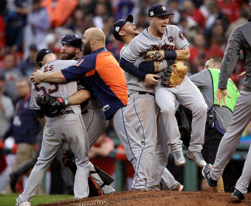 Astros beat Red Sox 5-4 in Game 4, advance to ALCS