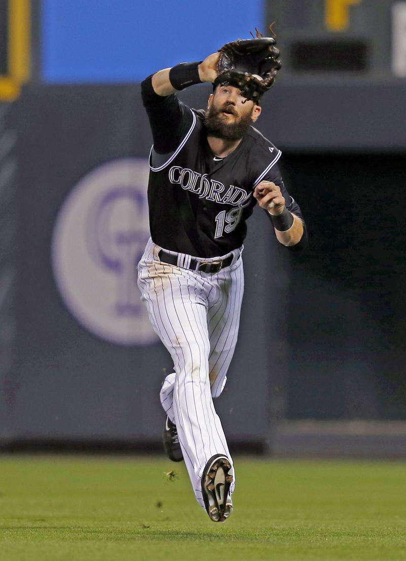 Rockmount Ranch Wear - Colorado Rockies center fielder Charlie Blackmon  sporting Rockmount's American Flag 2-Tone Western Shirt No. 676 on last  night's MLB #AllStarGame Red Carpet! In stock now at