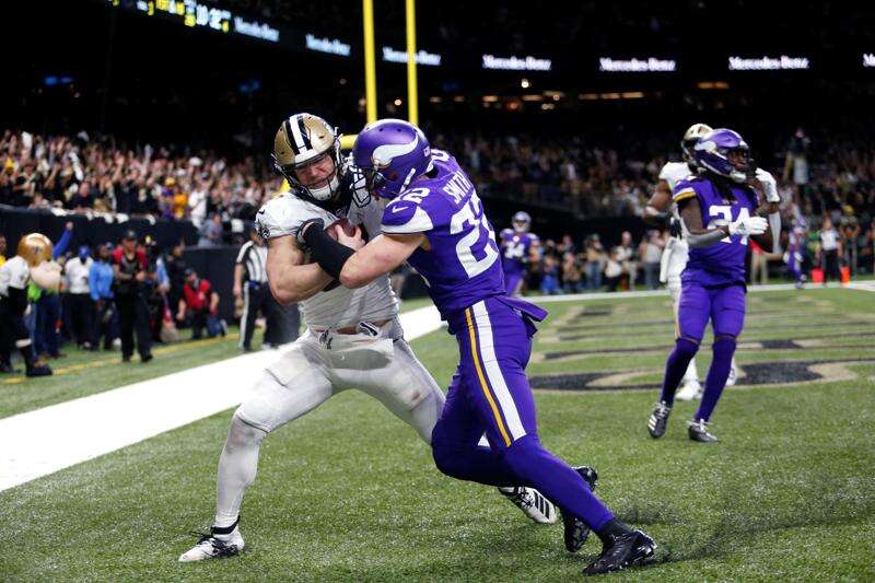 Minnesota Vikings upset New Orleans Saints in overtime in NFC wild card