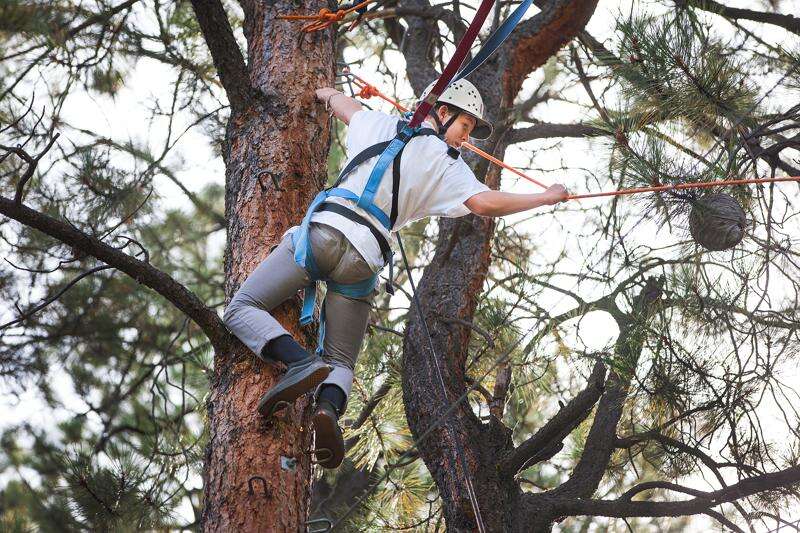 Animas High School students learn trust, collaboration on rope