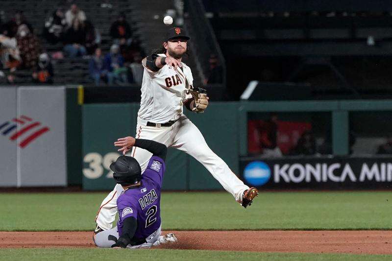 Tauchman has 3 hits in San Francisco debut, Giants beat Rockies