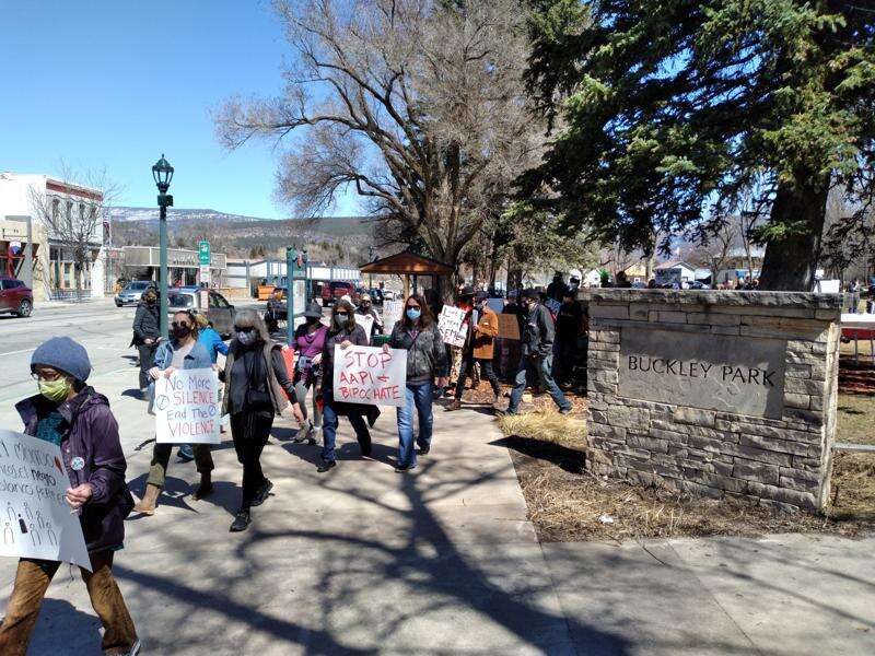 120 gather in Buckley Park to decry violence against Asians The