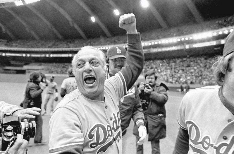 Tommy Lasorda's Dodger Stadium office is like a museum of his life